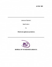 JS 195 1991 - Jamaican Standard Specification for Electrical Appliance Protectors