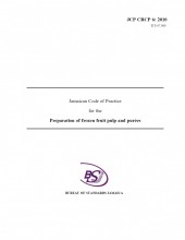 JCP CRCP 6 2010 - Jamaican Standard Code of Practice for the Preparation of Frozen Fruit Pulp and Purées