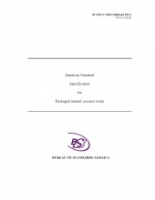 JS CRS 3 2010 - Jamaican Standard Specification for Packaged Natural Coconut Water