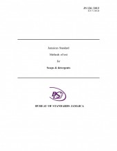 JS 126 2013 - Jamaican Standard Specification for Soap and Detergents