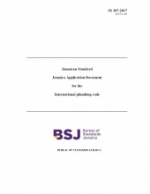 JS 307 2017 - Jamaican Standard Jamaica Application Document for the International Plumbing Code