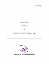 JS 108 1986 - Jamaican Standard Specification for Sampling and Methods of Analysis of Sugar